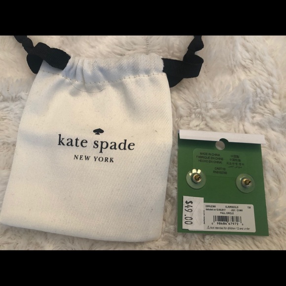 BNWT Kate Spade Full Circle earrings - Picture 2 of 5